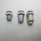 10x0.25 Olympus 3ea Objectives 4x0.10 40x0.65 Made In Japan No Brand Name