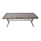 1111c1 Dryden Engineering Stainless Steel Cleanroom Table Shelf