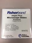 22-042-924 Fisher Brand Inkjet Plus Microscope Slides Precleaned Clipped Corner