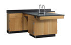 2824k Diversified Woodcrafts Perimeter Workstation With Sink And Fixtures 843998000788