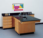 2846k Diversified Woodcrafts Perimeter Workstation With Drawers Sink And 874002000548