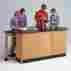 2946k Diversified Woodcrafts Labview 4 Student Workstation With Door 874002000623