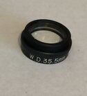 Wd35.5 2x Unbranded Auxiliary Objective Lens For Stereo Microscope Working Distance