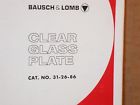 31-26-86 Bausch Lomb Clear Glass Plate Cat No For Stereo Microscope
