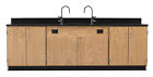 3216k Diversified Woodcrafts Wall Service Bench With Door 874002006120