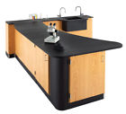 3516k-l Diversified Woodcrafts Left Side Peninsula Workstation 842998061218