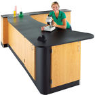 3516kf-l Diversified Woodcrafts Left Side Peninsula Workstation 842998061256