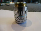 210-0 40x0.40 Nikon Plan Slwd Microscope Objective Lens Clear Optics