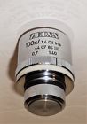 44-07-86 Zeiss Microscope Oil Immersion Objective With Iris Diaphrag