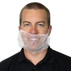 444051 Ultrasource Beard Nets Latex Free Polypropylene Honeycomb White 840855106508