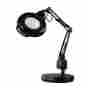 7126 Electrix Black Magnifier Lamp Fluorescent Weighted Base Mounting 5-di