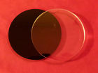 79.5mm Unknown Unbranded Generic 2x Plastic Microscope Stage Plates Clear And Black For Microscopes