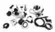 954411 Unitron Fostec Lot Microscope Parts Zsb Head Ring Light Illuminator Z-bracket