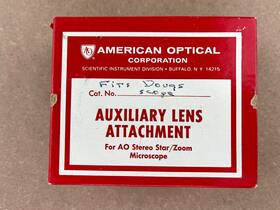 Ao-567 American Optical Ao 567 2x Lens Attachment For Stereo Zoom Microscope