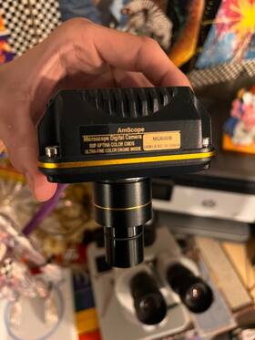 Mu1803-hs Amscope Microscopy Camera/ Microscope Trinocular Mount Camera