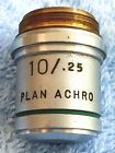 Ao10 American Optical Plan Achro Dark Phase Microscope Objective