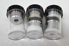 4x-10x-100x Ax-4-v300 Amscope Only Three Achromatic Objective Lens Set