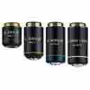 Ax-inf-b Amscope Infinity Achromatic Microscope Objective Set With Black Finish