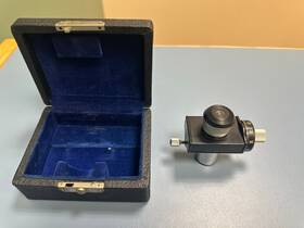 100272 Bausch Lomb And B&l Microscope Filar Eyepiece Micrometer Objective Module