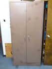 C144a Cabinets Office Shelves 4 Painted Laboratory Brown Large Metal