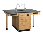 C2414k Diversified Woodcrafts Four Station Service Center With Sink 843998001013