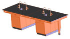 C2624k Diversified Woodcrafts Eight Station Service Center With Sink 843998001174