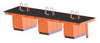 C2634k Diversified Woodcrafts Twelve Station Service Center With Sink 843998001198