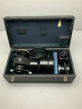 14732 Carl Zeiss Vintage Jena Ikon Microscope Camera Attachment With Klio Lens