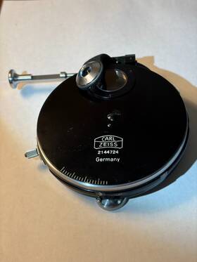 Carl Zeiss 2144724 98mm Microscope Condenser 0.9 Na Swing-out Pol Lens