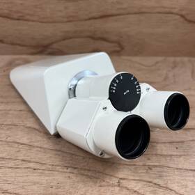 452340 Carl Zeiss Axioskop 40 Binocular Microscope Head No Eyepieces