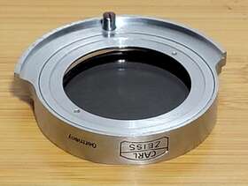 473616 Carl Zeiss Epi Polarizer With Scale For Iic Iiic On Universal Microscope