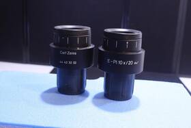 E-pl10x Carl Zeiss E-pl10x/20 Lot Of 2 Microscope Eyepieces 44 42 32 Tested Sku 221148
