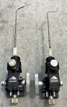 Dcm-100 Cascade Microtech Lot Of 2 / Alessi Magnetic Micro-positioners Free Ship