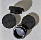 Cfi45 Nikon Genuine Microscope Screw In Nosepiece Dust Caps Covers Set