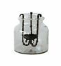 Da4810 Creative Glass Hurricane With Metal Votive Holder 807472828190