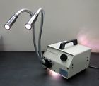Foi-150 Dual Gooseneck Optic Illuminator Light Luxo Fiber Source 150w