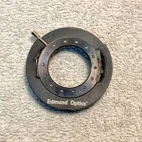 57-582 Edmond Optics 37mm Max. Aperture Burnished Steel Leaves Iris Diaphragm