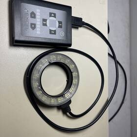 Xl21566 Excel Technology Ring Light Source With Controller Untested