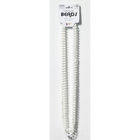 F71670 Forum Novelties White Beaded Necklace Costume Accessory 721773716706