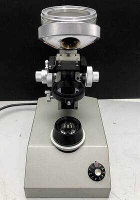 01314 Fisher Scientific Microscope Parts Body Stand Turret Illumination Housing