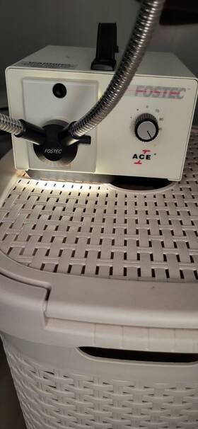 20500-1 Fostec Ace Fiber Optic Illuminator With Dual Goose Neck Light