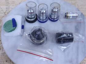 704053 Kyowa Used Monocular Microscope Phase Optics A10 A20 A40 A100 Japan 1.25 Wf15x