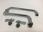 L-type Chicago Faucet Co Swivel Spout Gpm With Hot And Cold