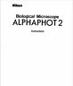 Alphaphot-2ys L0122 Nikon Ys Microscope Operators Manuals On Cd