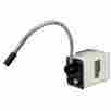 Led-20ws Amscope 20w Led Fiber Optic Single Gooseneck Light Microscope Illuminator