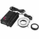 Led-80mb Amscope 80-led Microscope Ring Light Black With Metal Body And Adapter 013964561753
