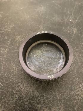 10422563 Leica 0.5x Microscope Auxiliary Lens Used Good