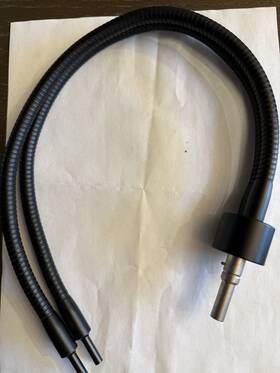 10446387 Leica 10446389 Schott Stereo Microscope Double Flexible Light Guide 510mm