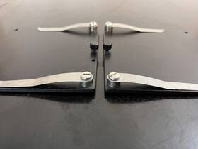 11581077 Leica Set Of Mini Stage Plates For Comparison Microscope Forensic Investigation
