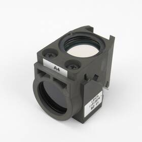 513874 Leica A4 Uv Fluorescence Microscope Filter Cube Size K - Some Degradation